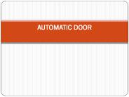 Automatic door