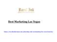 Best Marketing Las Vegas PowerPoint PPT Presentation