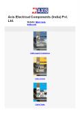 Axis Electrical Components (India) Pvt. Ltd. PowerPoint PPT Presentation