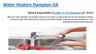 Water Heaters Hampton GA