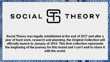 Social Theory Hoodie