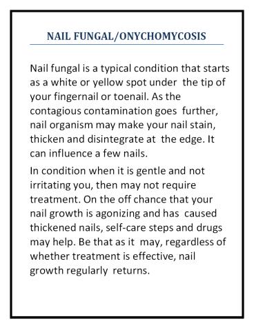 NAIL FUNGAL/ONYCHOMYCOSIS - Dr. Naval Kumar