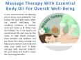 Massage Therapy With Essential Body Oil For Overall Well-Being PowerPoint PPT Presentation