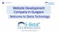 Website Development Company in Gurgaon PowerPoint PPT Presentation