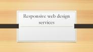 Responsive web design services