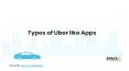 Types of uber like apps PowerPoint PPT Presentation