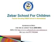 Zebar School For Children_Admissions