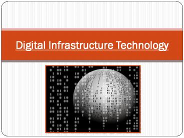 Transform Your Business With Digital Infrastructure Technology