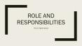 Role and responsibilities of an optometrist PowerPoint PPT Presentation