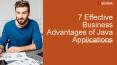 7 Effective Business Advantages of Java Applications - Seasia Canada PowerPoint PPT Presentation