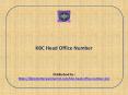 KBC Head Office Number PowerPoint PPT Presentation