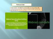 Webroot SecureAnywhere AntiVirus - Webroot.com/safe
