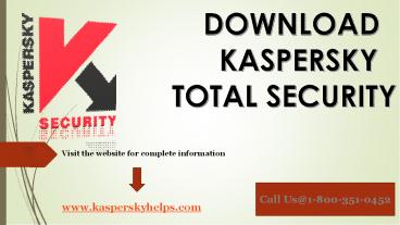 Usa kaspersky downloads
