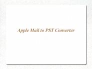 Apple Mail to PST Converter