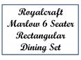 Royalcraft Marlow 6 Seater Rectangular Dining Set PowerPoint PPT Presentation