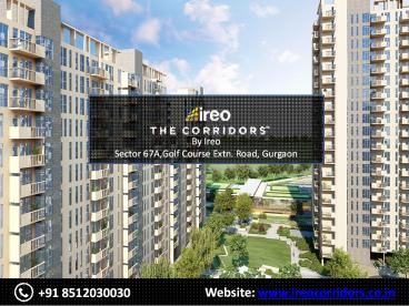 Ireo Corridors in Gurgaon