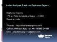 Indian Antiques Furniture Elephanta Exports PowerPoint PPT Presentation