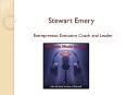Stewart Emery:Entrepreneur, Executive Coach and Leader PowerPoint PPT Presentation