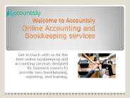 Best Online Bookkeeping & Accounting Company| Accountsly
