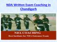 NDA Written Exam Coaching in Chandigarh PowerPoint PPT Presentation