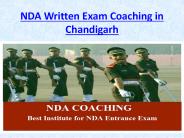 NDA Written Exam Coaching in Chandigarh