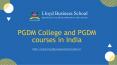 Tips for PGDM Courses and colleges offering PGDM in India PowerPoint PPT Presentation