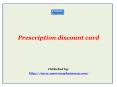 Prescription discount card PowerPoint PPT Presentation