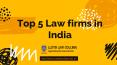 Top Law Firms in India PowerPoint PPT Presentation