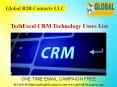 TechExcel CRM Technology Users List PowerPoint PPT Presentation