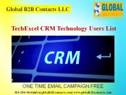 TechExcel CRM Technology Users List