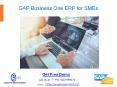 SAP Business One ERP for SMEs PowerPoint PPT Presentation