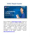 HVAC Repair Austin PowerPoint PPT Presentation