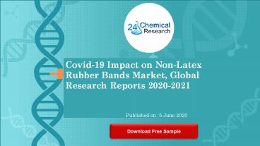 Covid 19 Impact on Non Latex Rubber Bands Market, Global Research Reports 2020 2021