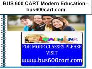 BUS 600 CART Modern Education--bus600cart.com