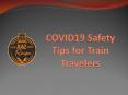 COVID-19 Safety Tips for Train Traveler PowerPoint PPT Presentation