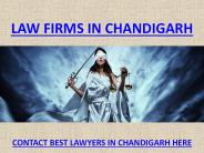 LAW FIRMS IN CHANDIGARH