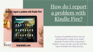 Kindle Helpline Number