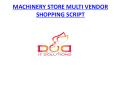 Cryptocurrency Machinery Store Multi Vendor Script PowerPoint PPT Presentation