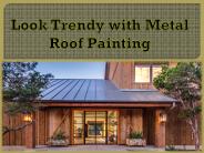 Look Trendy with Metal Roof Painting
