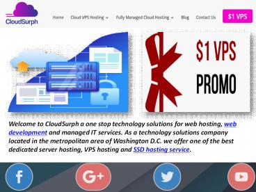 Dedicated Server Hosting in Washington D.C.