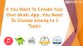 If You Want To Create Your Own Music App, You Need To Choose Among In 3 Types PowerPoint PPT Presentation