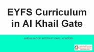EYFS Curriculum in Al Khail Gate