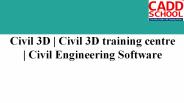 Civil 3D | Civil 3D training centre | Civil Engineering Software (2)