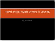 How to Install Nvidia Drivers in Ubuntu?
