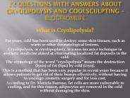 22 Questions With Answers About Cryolipolysis And CoolSculpting – BlogFromLife