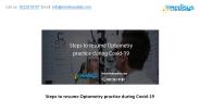 Steps to resume Optometry practice during Covid-19