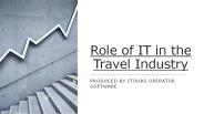 Information technology and the travel industry!