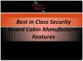 Wide range of security guard cabin manufacturer in Delhi PowerPoint PPT Presentation