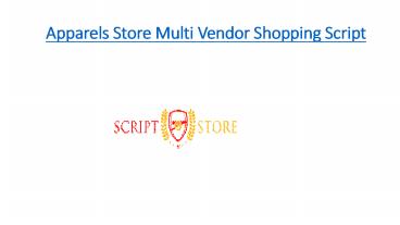 Apparels Store Multi Vendor Shopping Script - READYMADE CLONE
