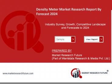 Density meter market